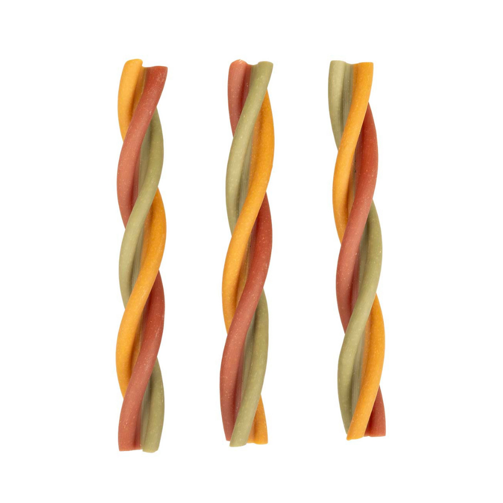 Dental Kausnack Garden Bites Fruity Dental Twizzlers Apfel, Ananas & Erdbeere - DUVO+