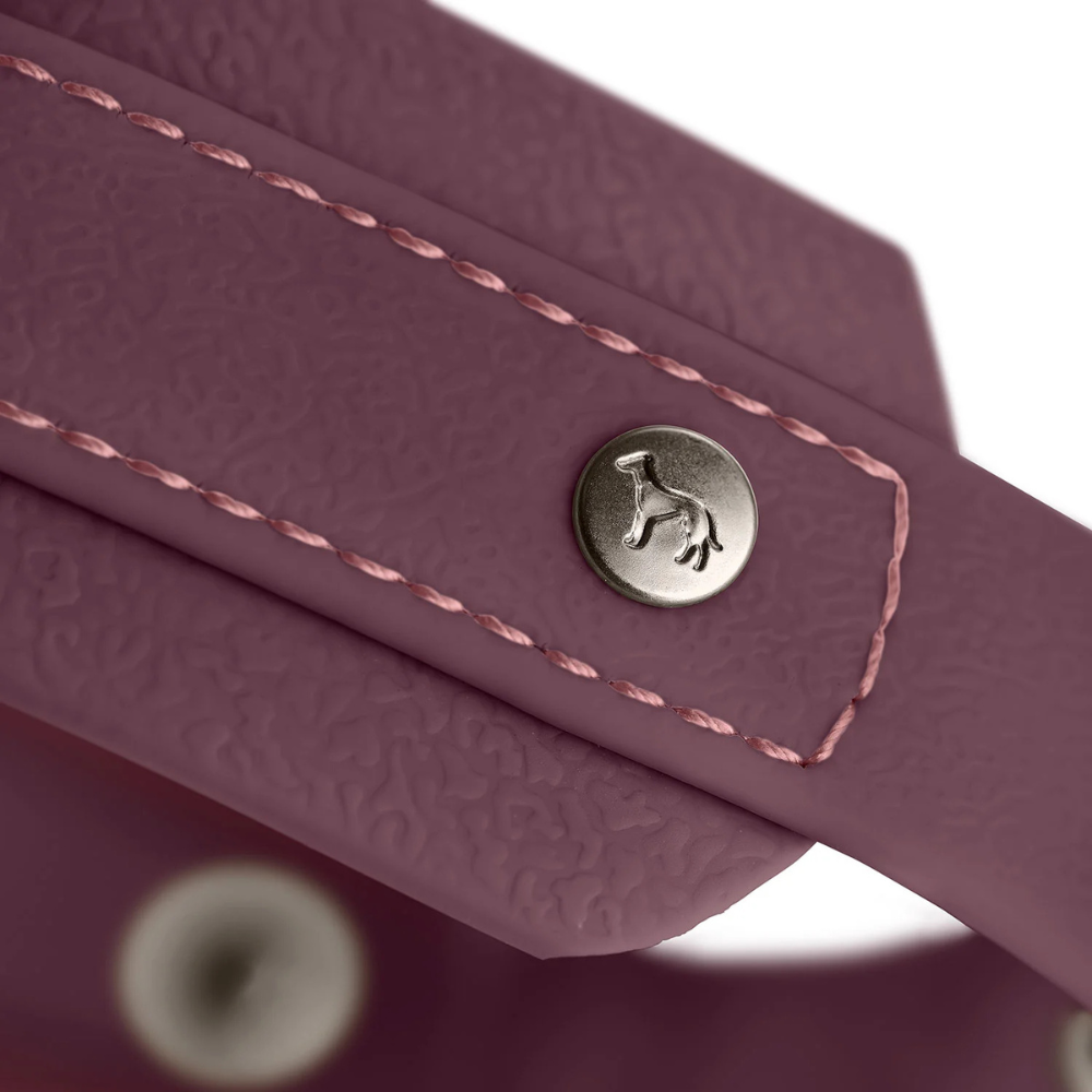 Details der Beschläge Halsband Havanna Brombeer - HUNTER