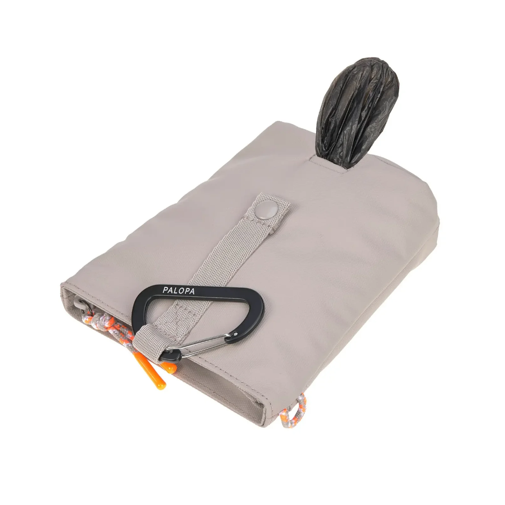 Rückseite 2 Dog Snack Bag Karl M taupe - PALOPA