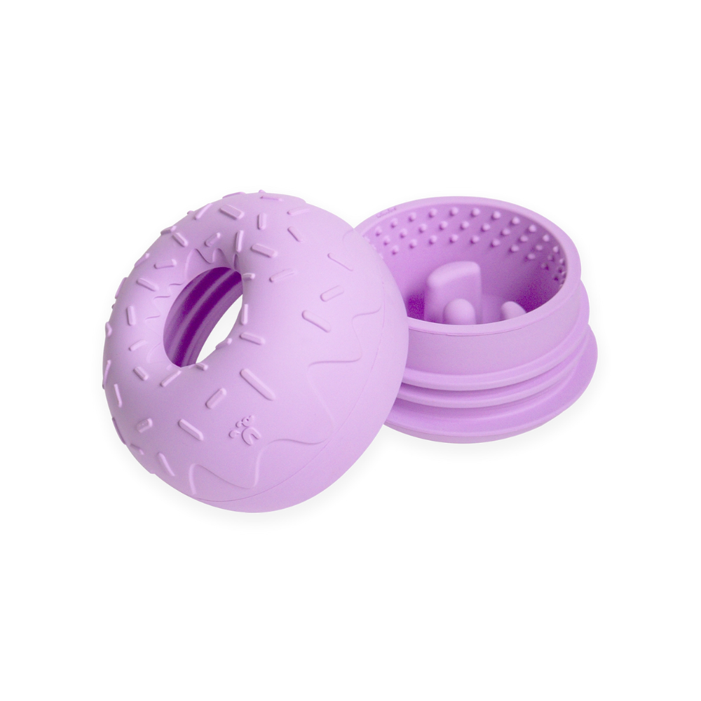 Drehverschluss & Struktur Beschäftigungsspielzeug - Yoomy Donut Lavendel - INOOKO