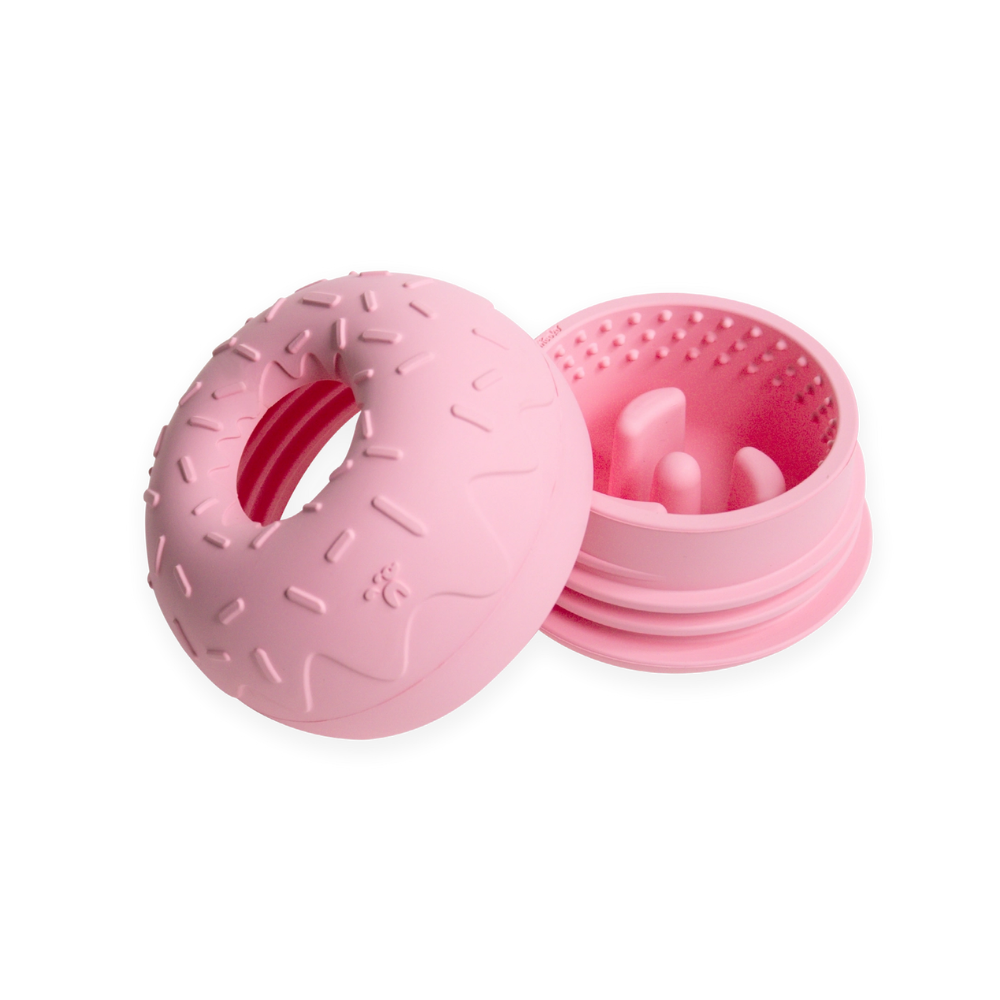 Drehverschluss & Struktur Beschäftigungsspielzeug - Yoomy Donut Rosa - INOOKO