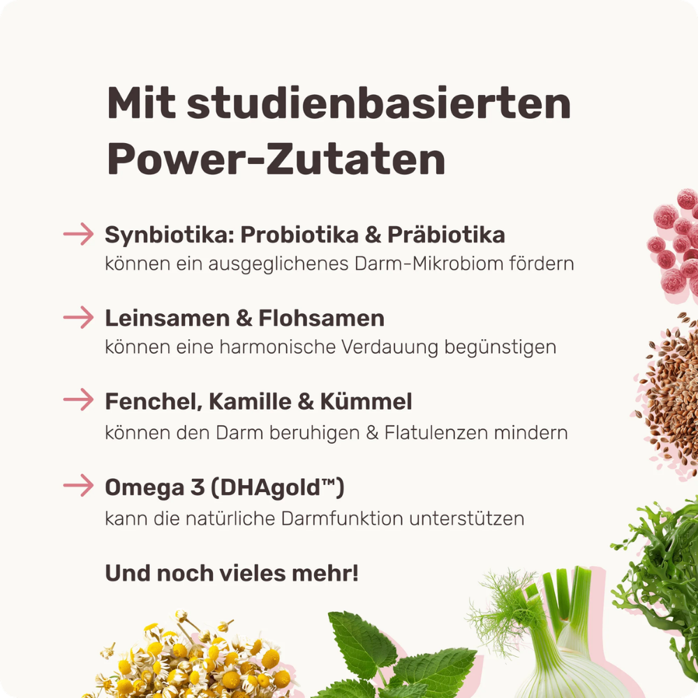 Eigenschaften & Zutaten Lucky Belly Darmsnack für Hunde - mammaly