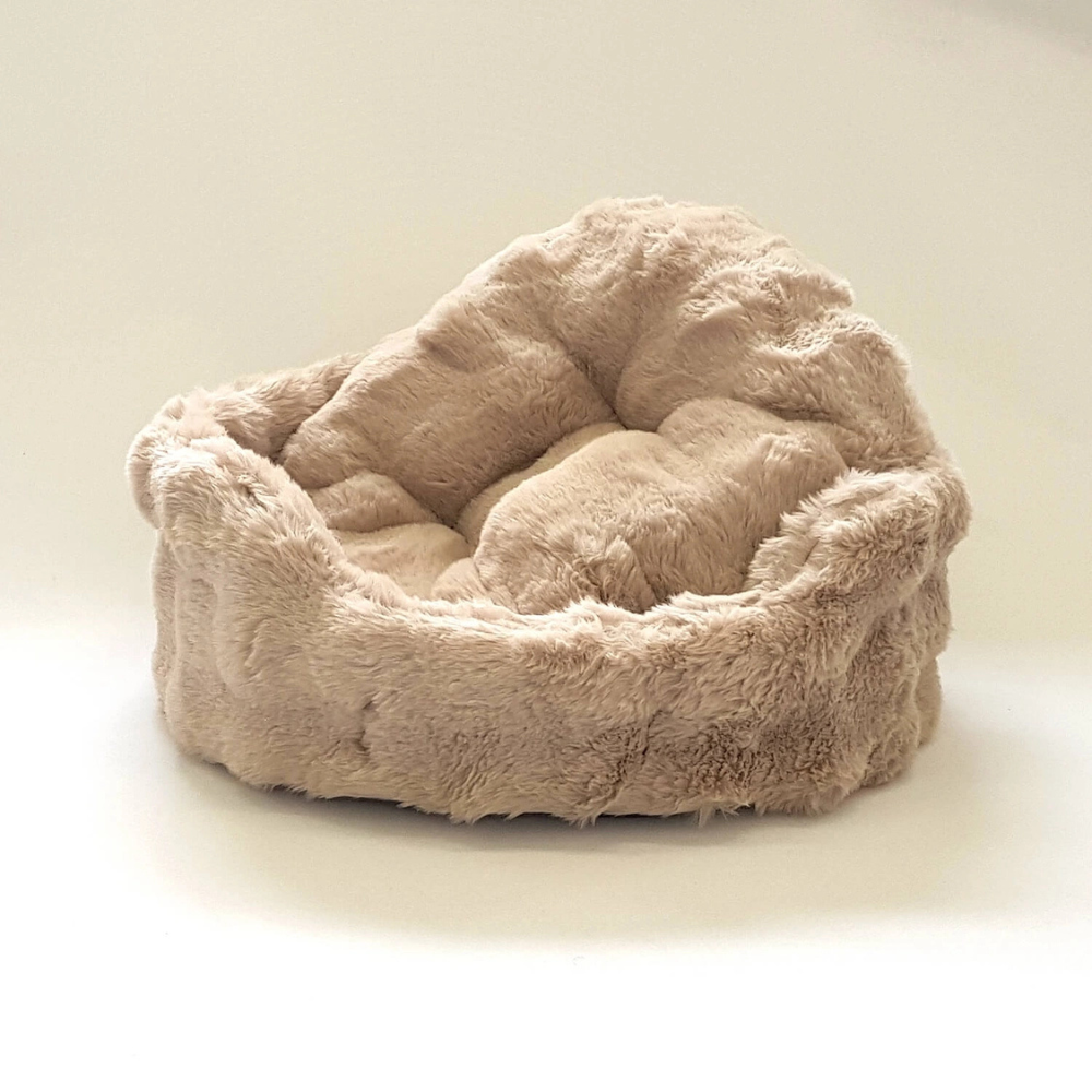 Einlegekissen Hundebett NOMI Kunstfell Gravel - Dogs in the City