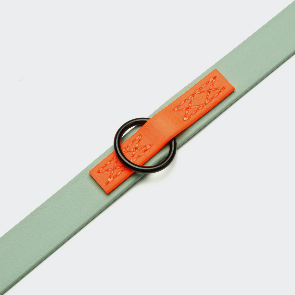 Einstellungsmöglichkeit Cloud7 Hundeleine verstellbar BioThane Ipanema Mint-Neon Orange