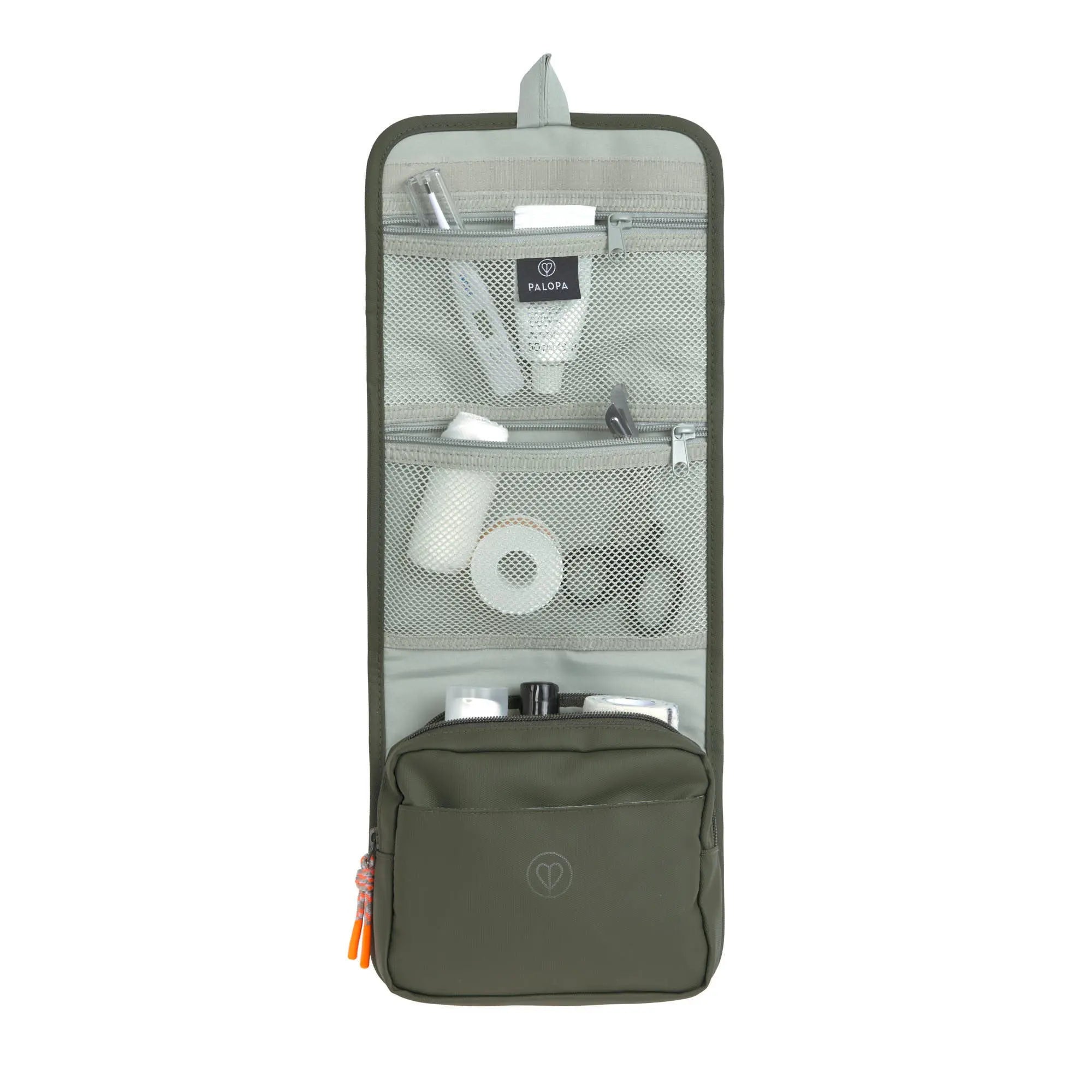 Beispiel First Aid Kit Bano dark olive gefüllt - PALOPA