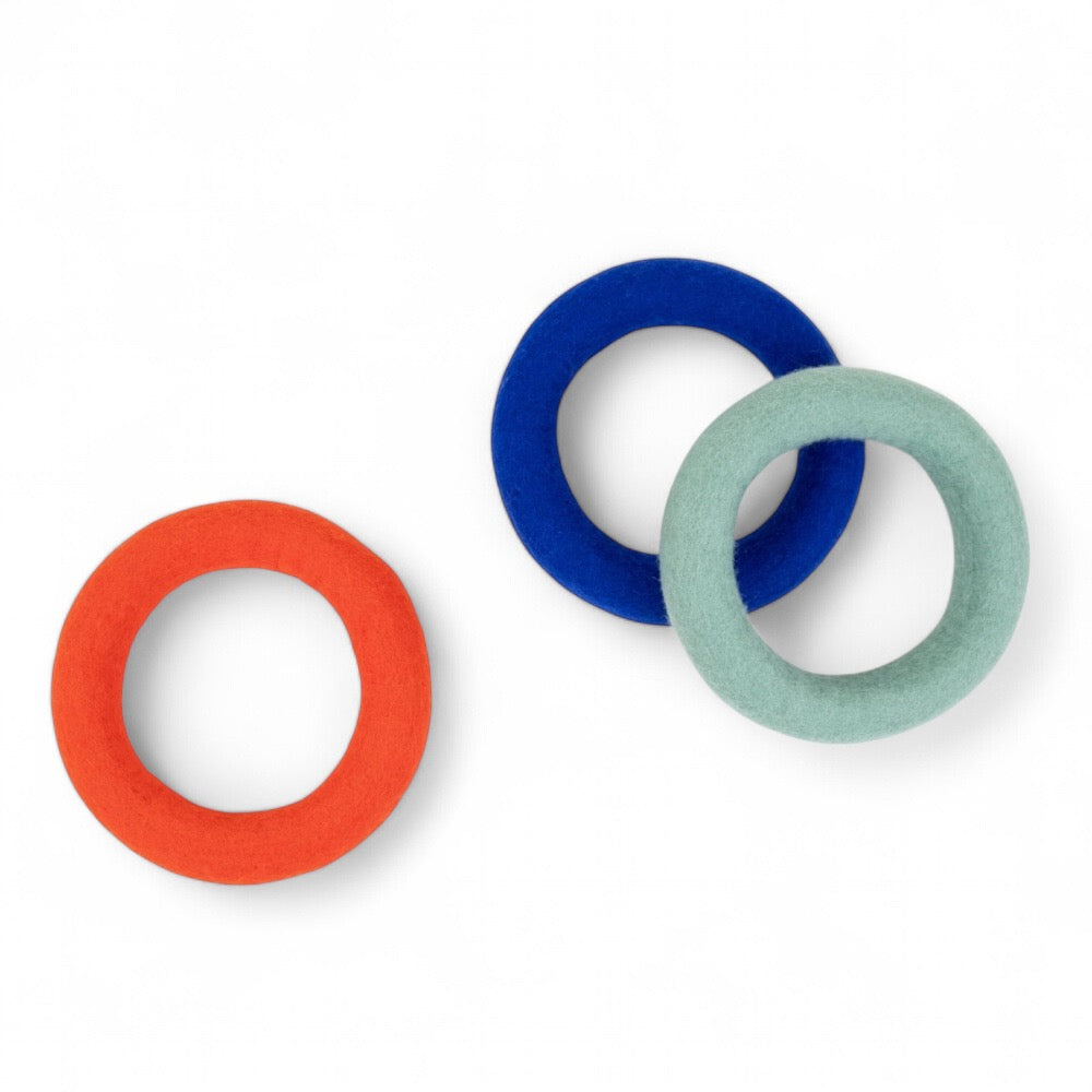 Farbübersicht Hundespielzeug Filzring - myfelt®