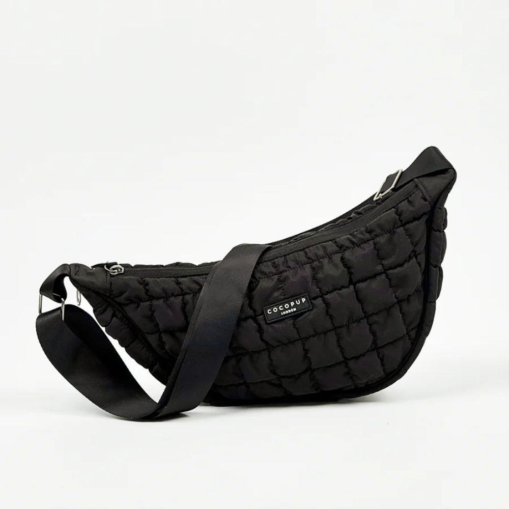 Gassitasche Crossbody Pufferbag CRESCENT ONYX - Cocopup London