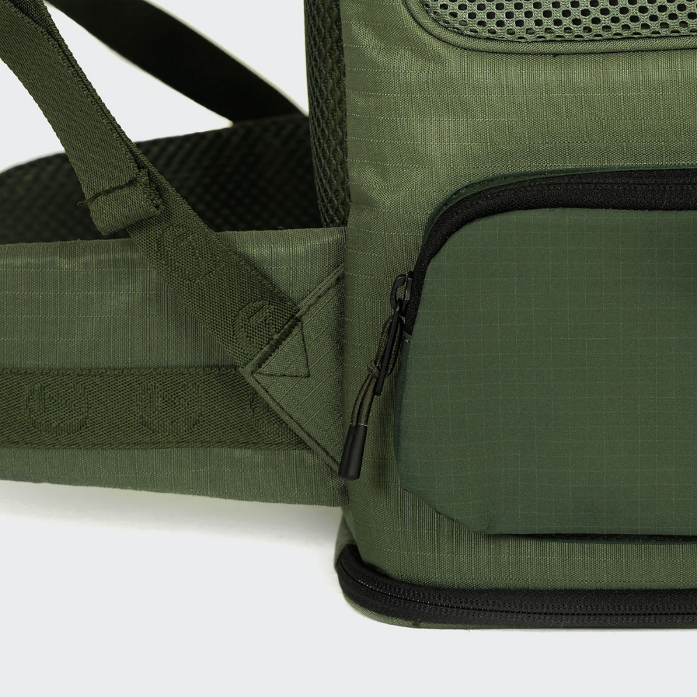 Gepolsterter Hüftgurt Cloud7 AKTIV Hunderucksack Olive