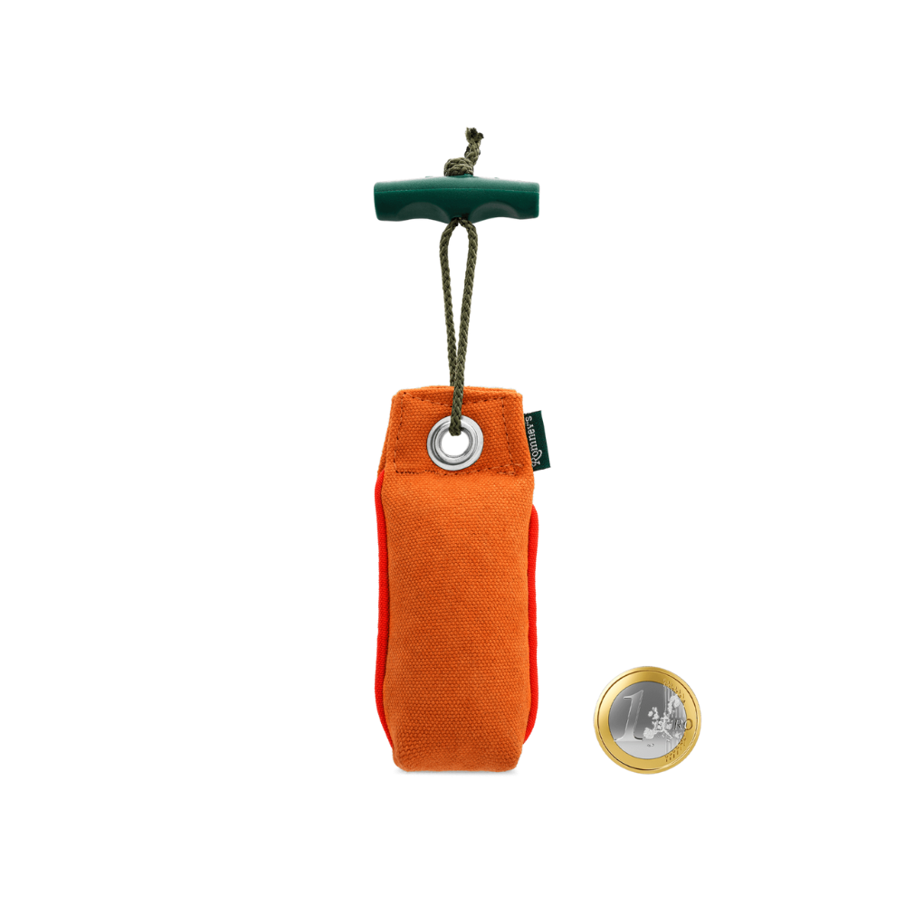 Größenvergleich Dummy Suchen 100g Orange - Romneys