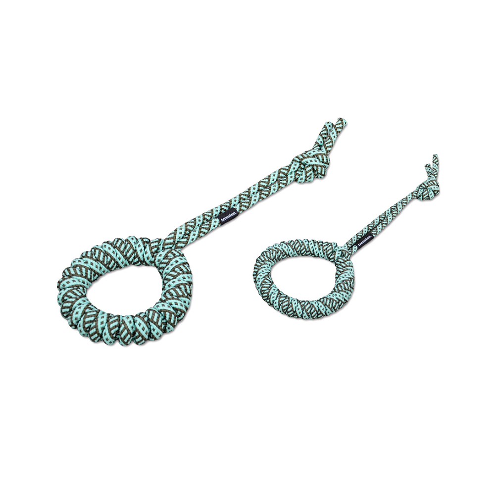 Größenvergleich Hunde-Tau-Spielzeug LOOPY Ocean - treusinn.