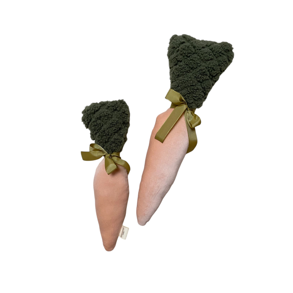 Größenvergleich Hundespielzeug Möhre - Zuckerschnute.rocks