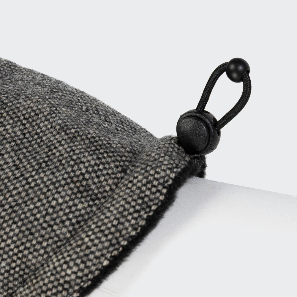 Gummizug hinten Cloud7 Hundemantel DACKEL Brooklyn Tweed Black