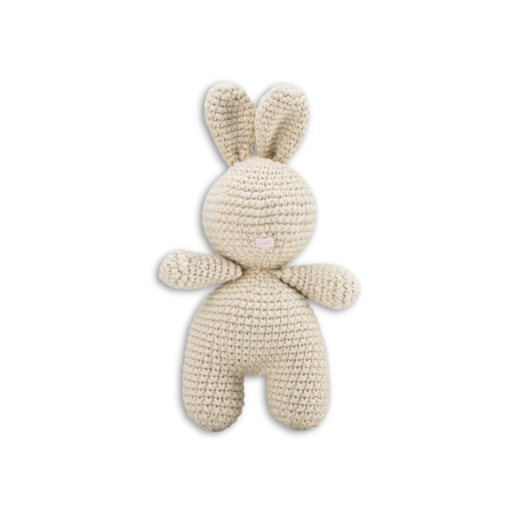 Hundespielzeug Häschen ROSIE gehäkelt 14 cm - Lillabel