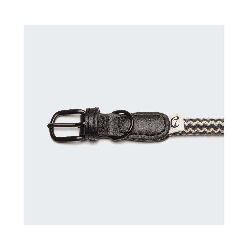 Cloud7 Halsband Mauerpark ZickZack Schwarz