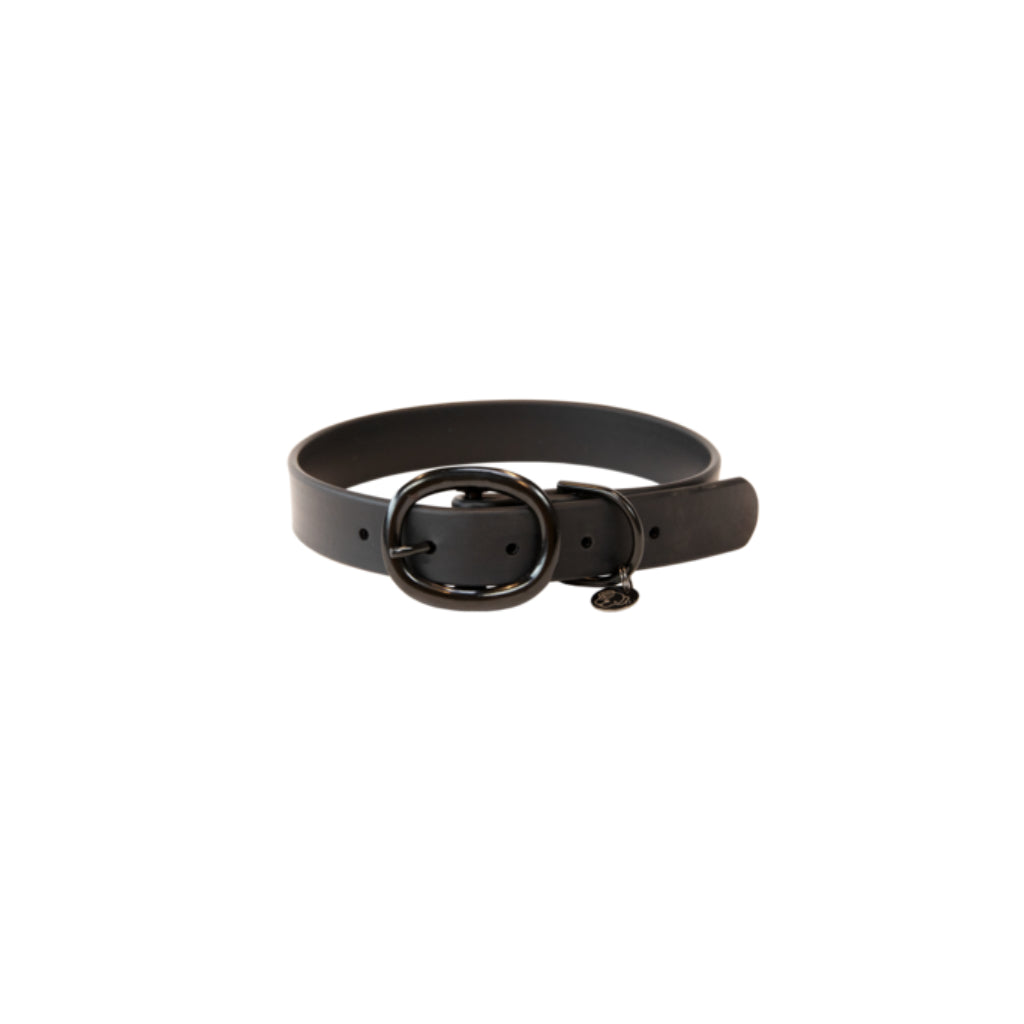 Hundehalsband Soft Rubber Black - Kentucky Dogwear