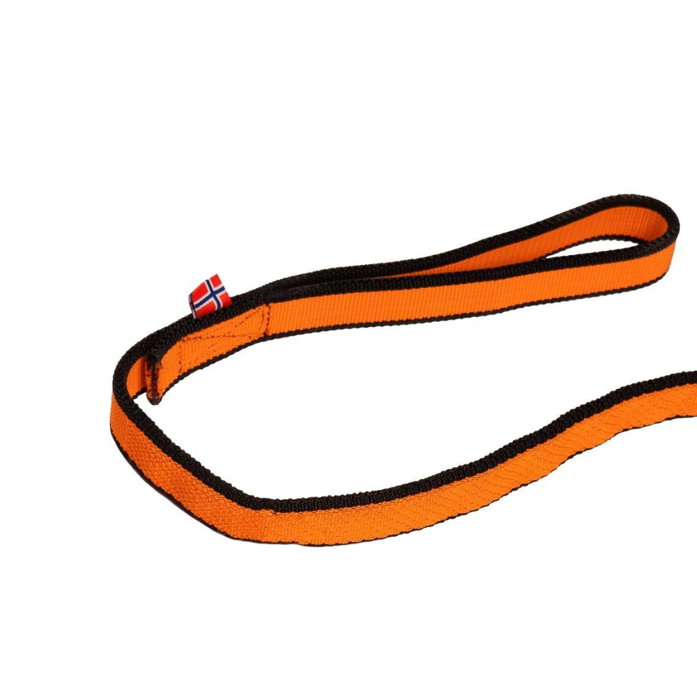 Handschlaufe Hundeleine BUNGEE Leash 2.0 black/orange non-stop dogwear®