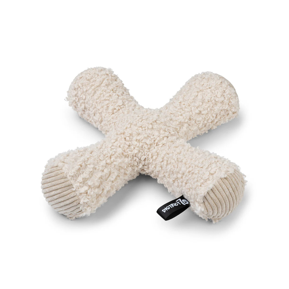 Hunde Apportierspielzeug ZIGGY Creme Groß - district 70