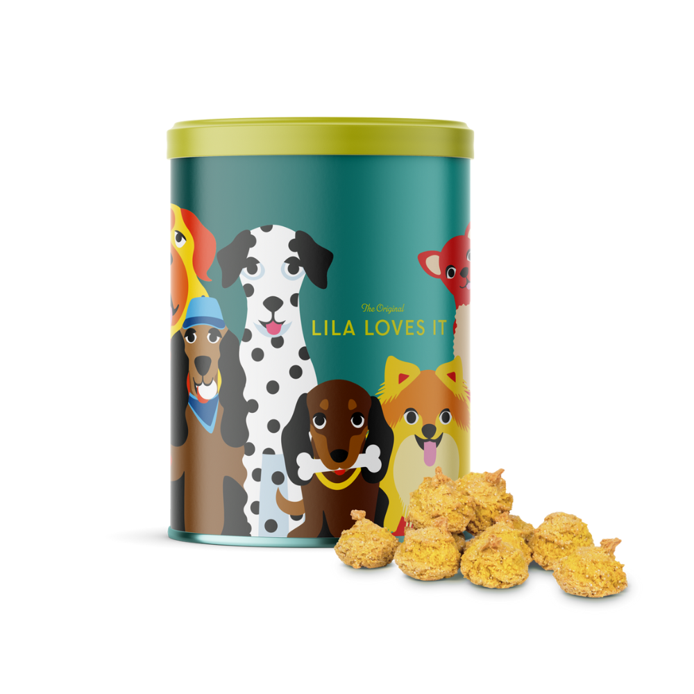 Hundekekse Dose mit Käse-Pralinen - LILA LOVES IT