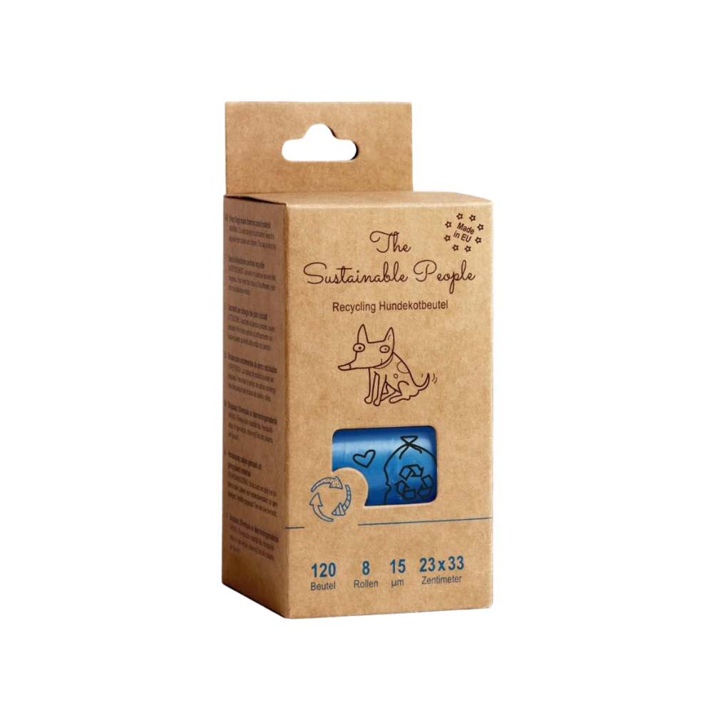 Blauer Engel TSP Recycling Hundekotbeutel THE SUSTAINABLE PEOPLE