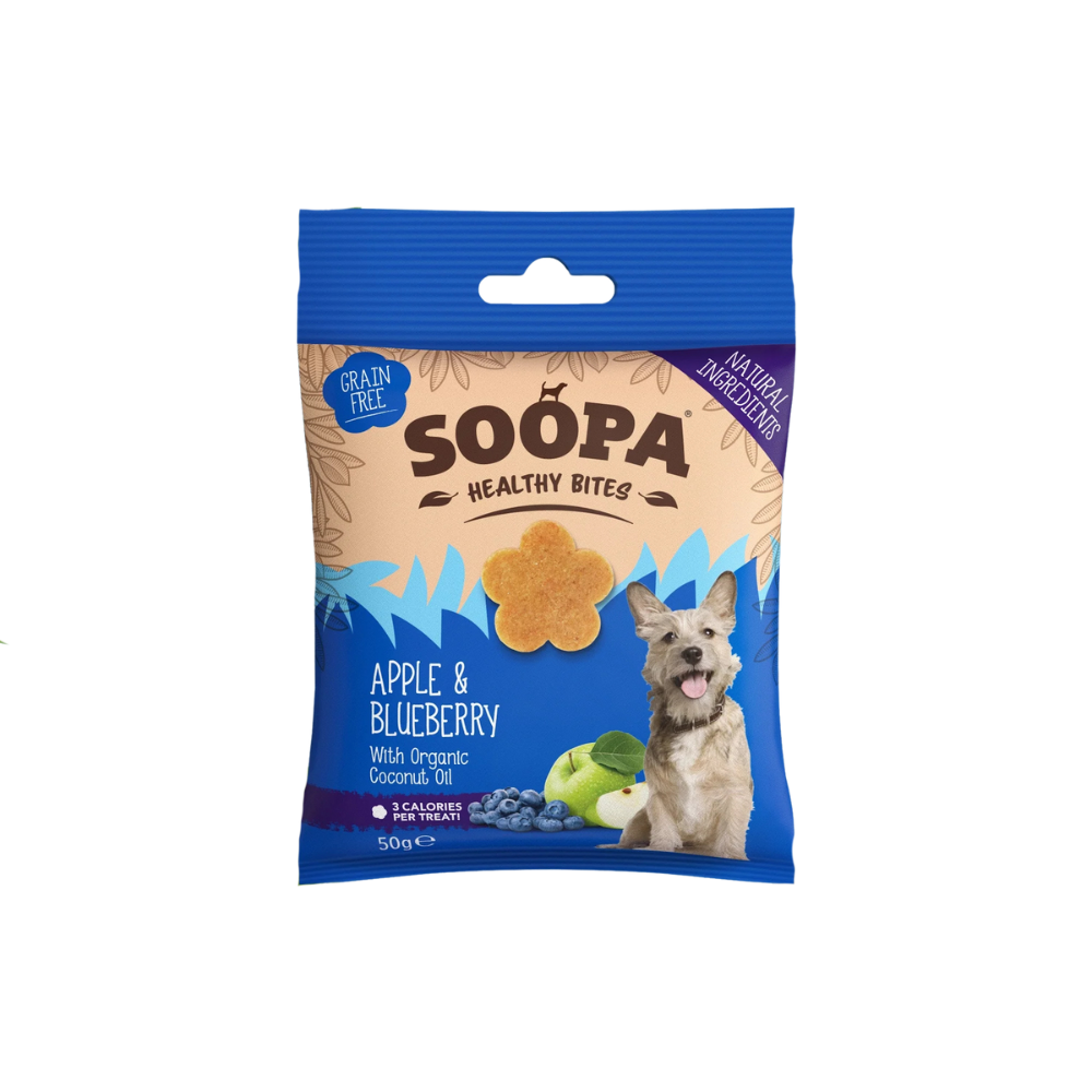 Hundeleckerli Apfel & Blaubeere Healthy Bites - Soopa