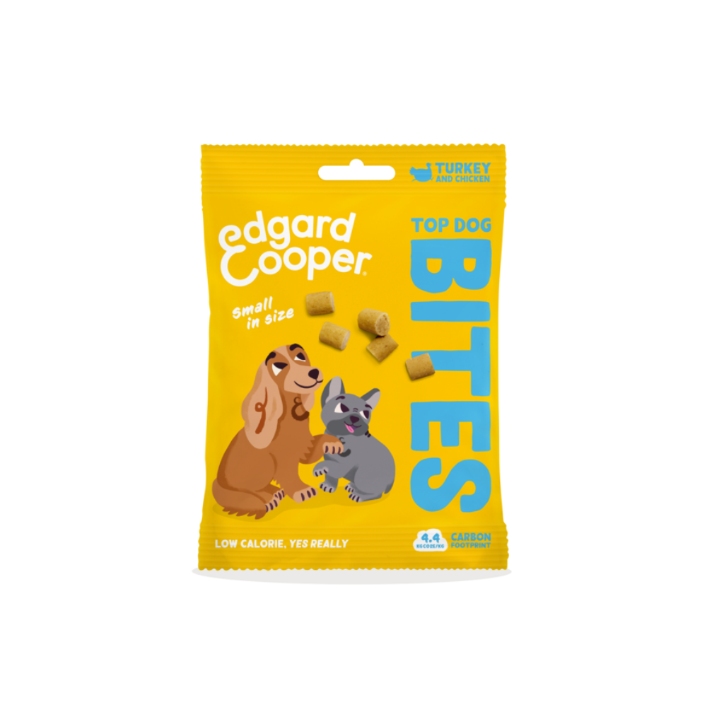 Hundeleckerli Top Dog Bites - Truthahn & Huhn - Edgard & Cooper