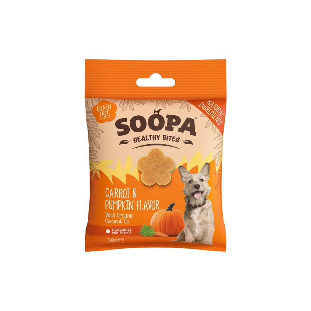 Hundeleckerli Karotte & Kürbis Healthy Bites - Soopa