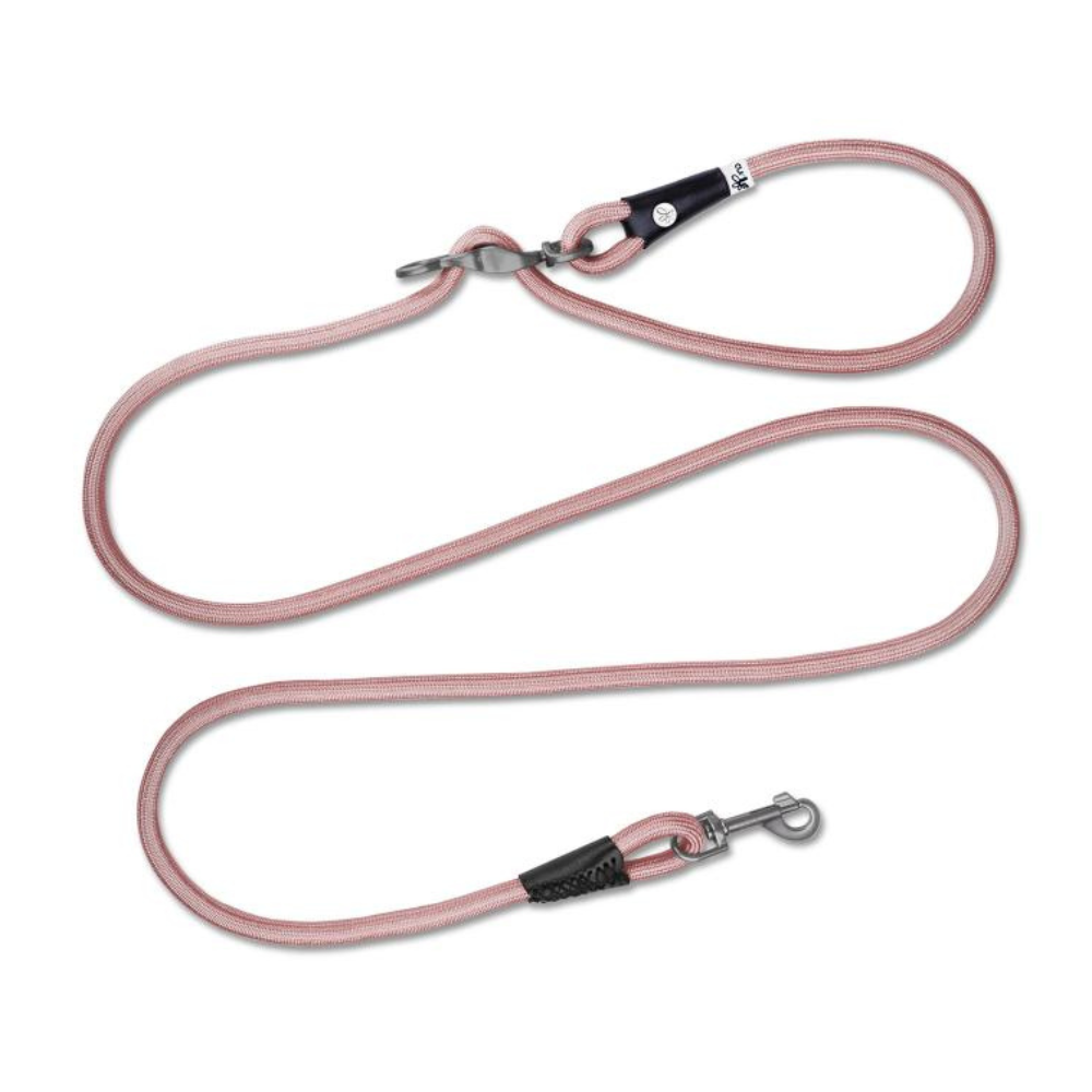 Hundeleine Vario Comfort Leash verstellbar Rose - Curli