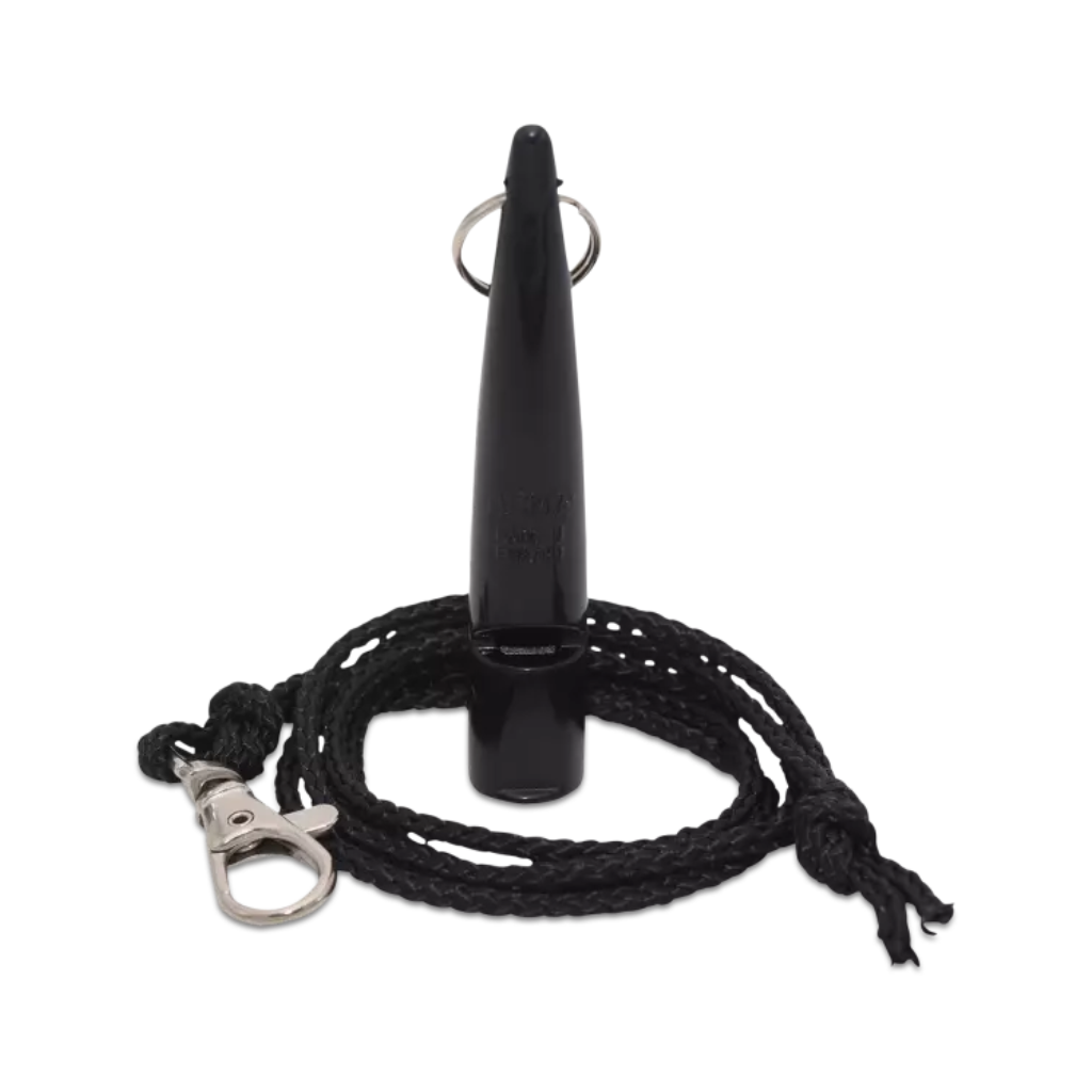 Hundepfeife 211,5 Schwarz mit schwarzem band _ ACME