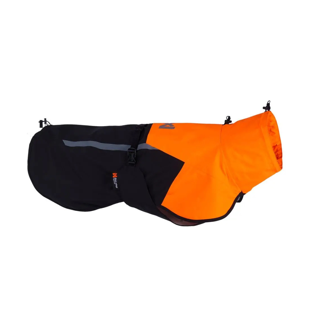 Hunderegenmantel FJORD Raincoat 2.0 Orange/Black - non-stop dogwear