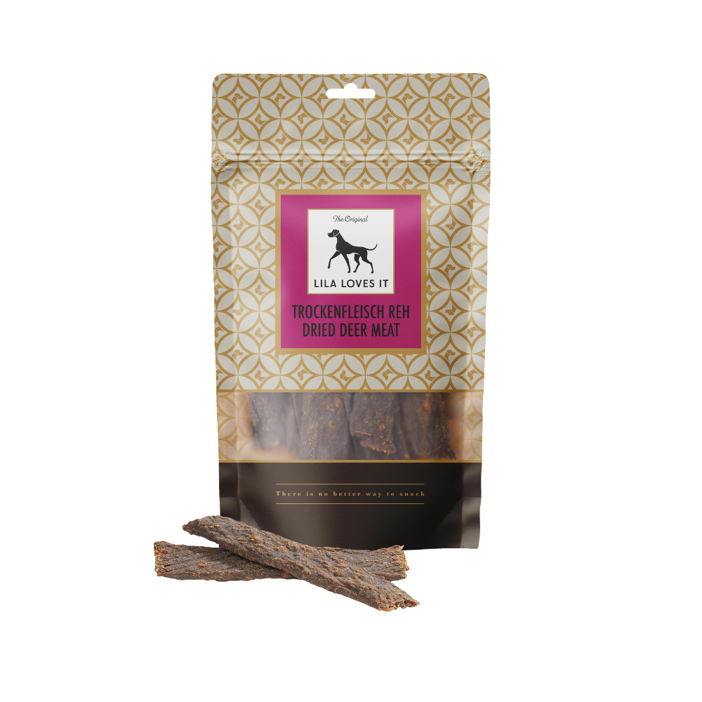 Hundesnack Trockenfleisch Streifen Reh - LILA LOVES IT