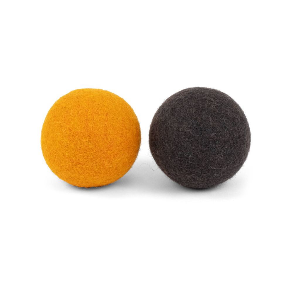 Hundespielzeug Filzball Set Risa & Kuno - myfelt®