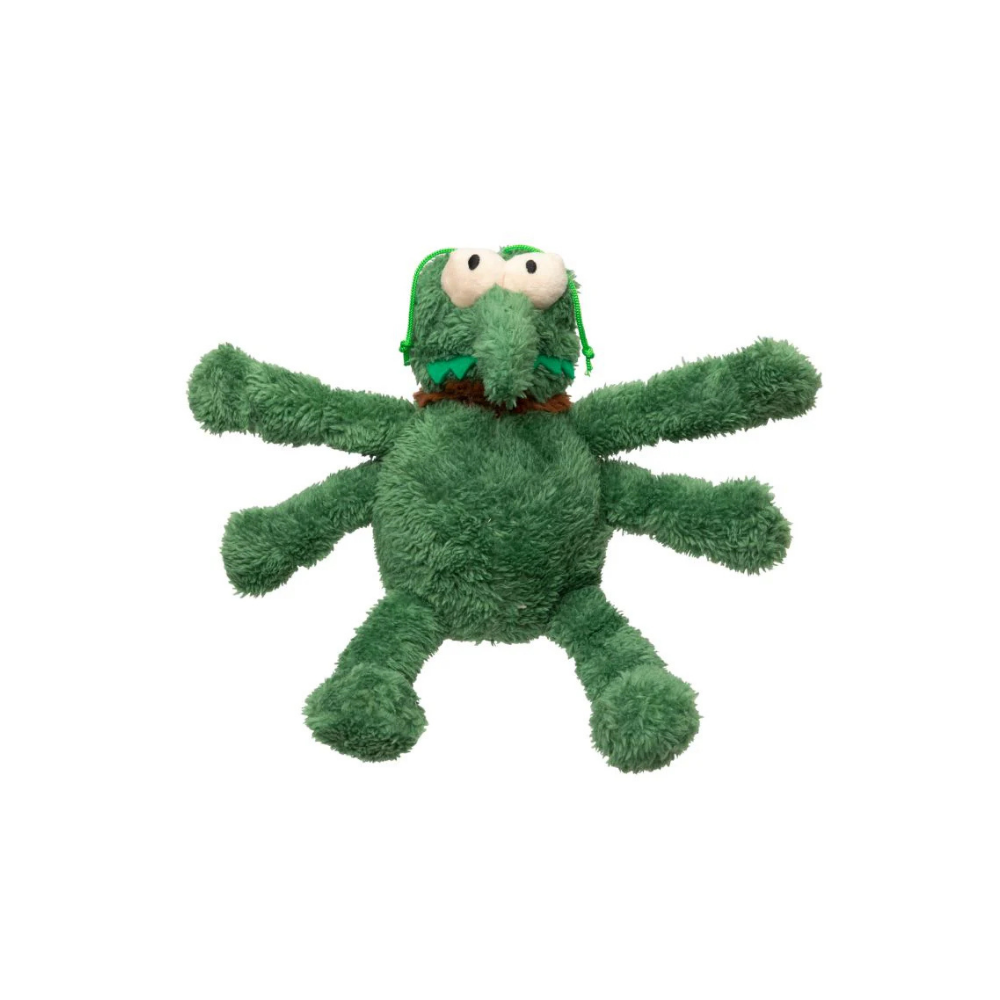 Hundespielzeug Scratchy The Flea Green - FuzzYard