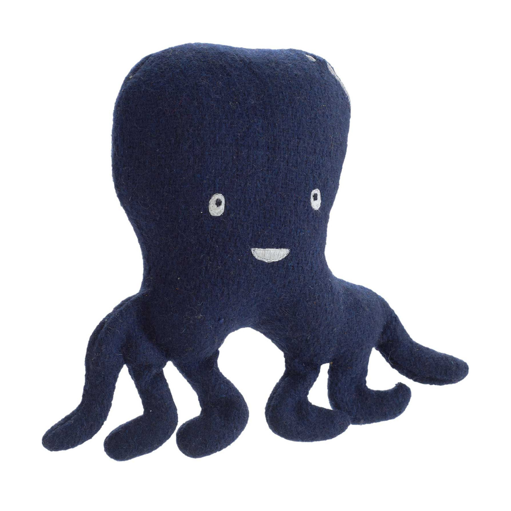 Hundespielzeug Skagen Tintenfisch 21 cm upgecycelt blau - Hunter