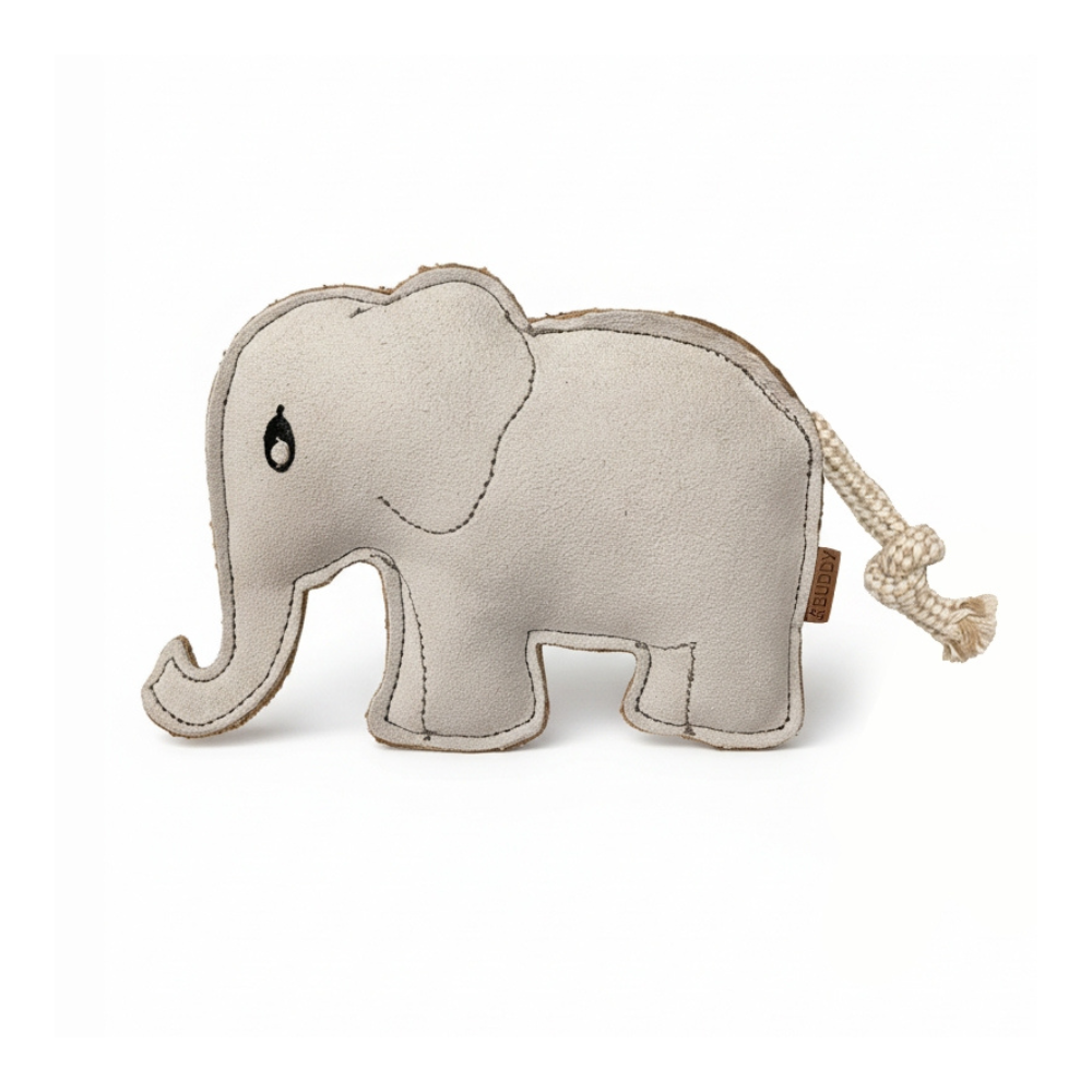 Hundespielzeug aus Wildleder "Elefant" - BUDDY