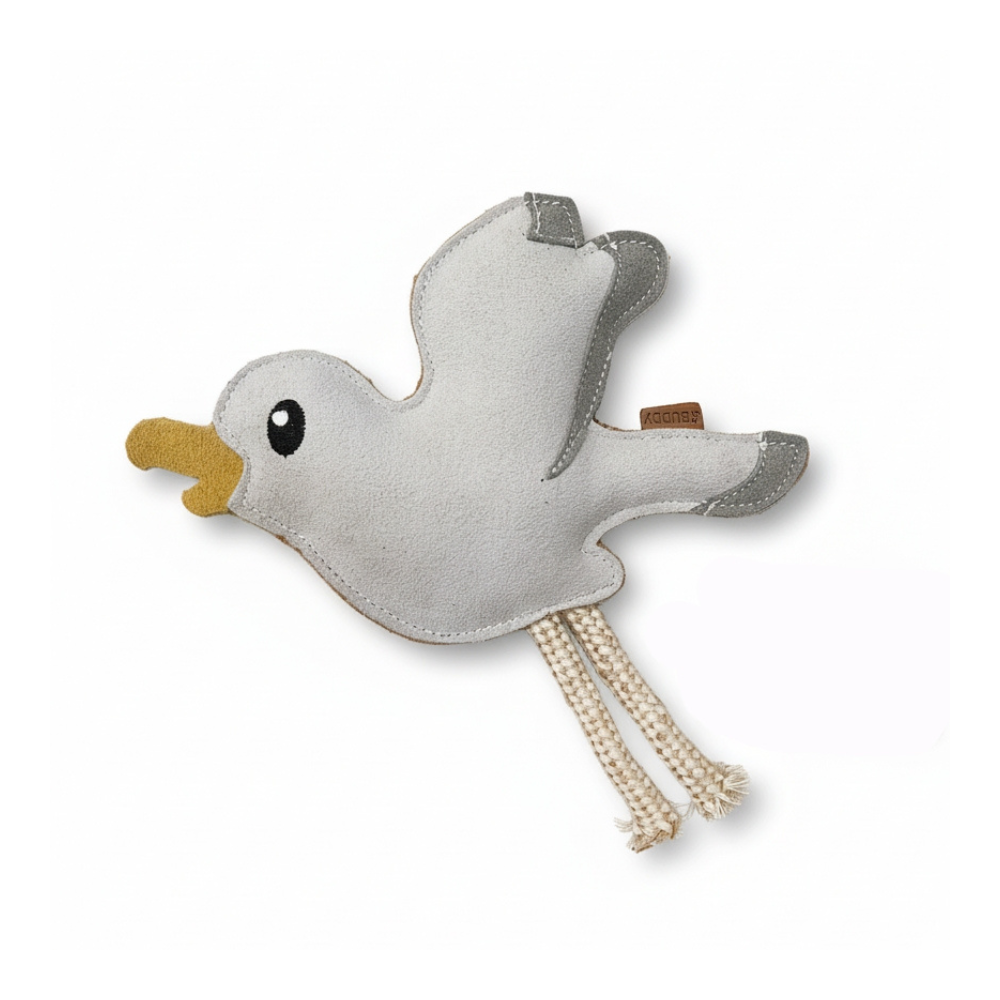 Hundespielzeug aus Wildleder "Möwe" - BUDDY