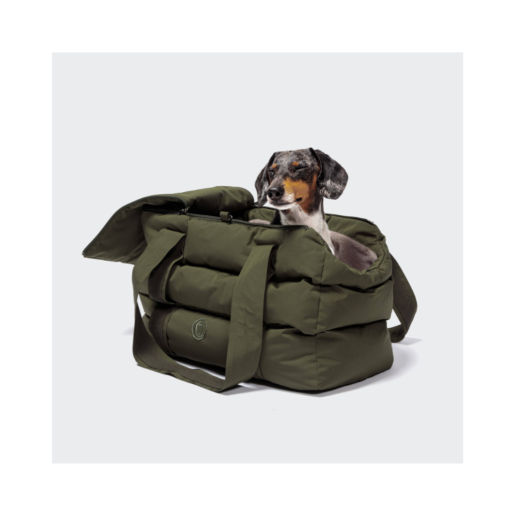 Hund in Cloud7 Hundetasche Montreal Olive