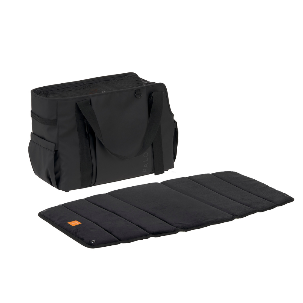 Hundetragetasche WEDA Black inkusive Reisematte - PALOPA