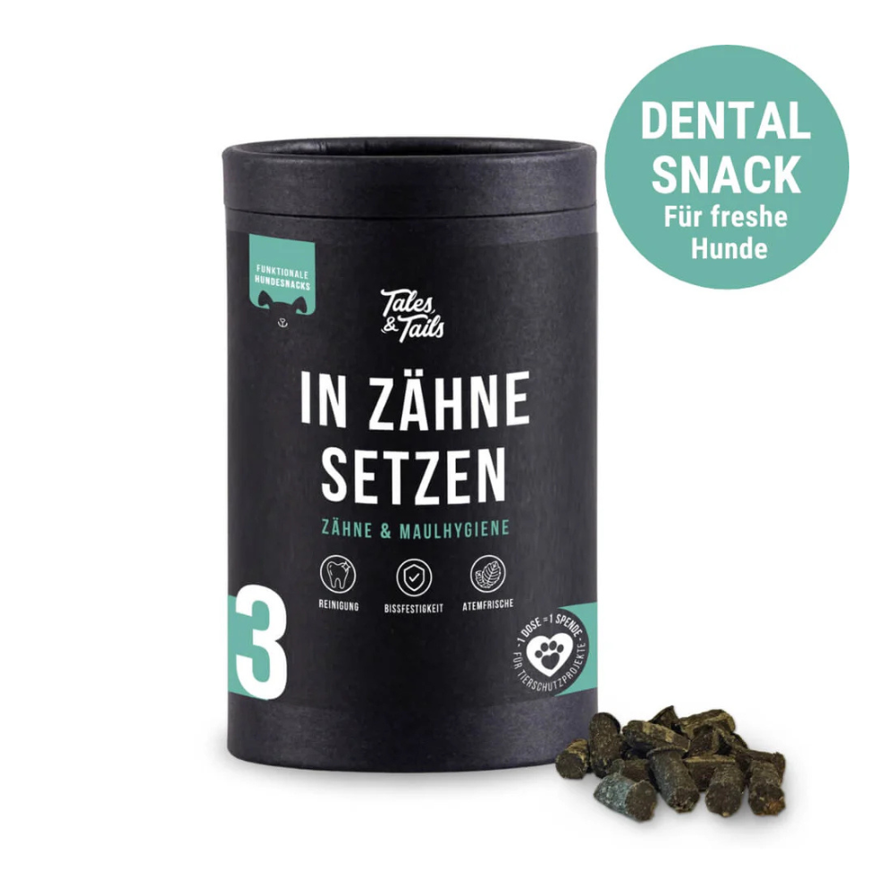In Zähne setzen Nr. 3 - Zahnpflege-Snack für Hunde - Tales & Tails
