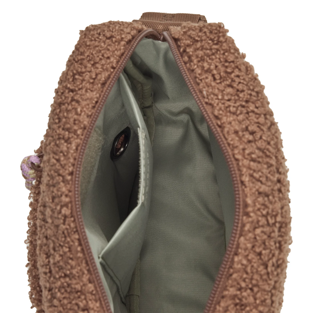 Innenansicht & Fach Gassitasche Square Bag NOKA Teddy Brown - PALOPA