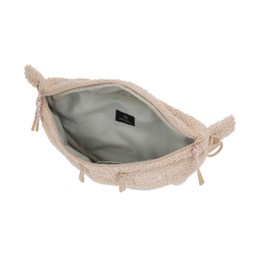 Innenseite Gassitasche EMMA Teddy-Fleece Beige - PALOPA