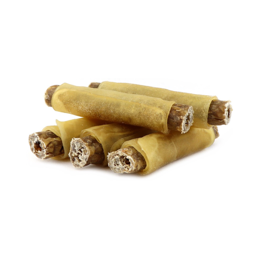 Kaurolle gefüllt mit Ente & Apfel 13 cm - DOGBOSS