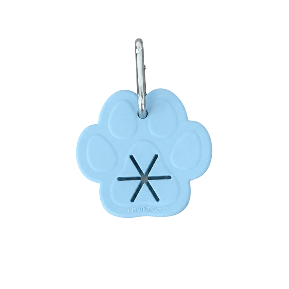 Kotbeutelhalter PFOTE LIGHT-BLUE - LOVIN'DOG