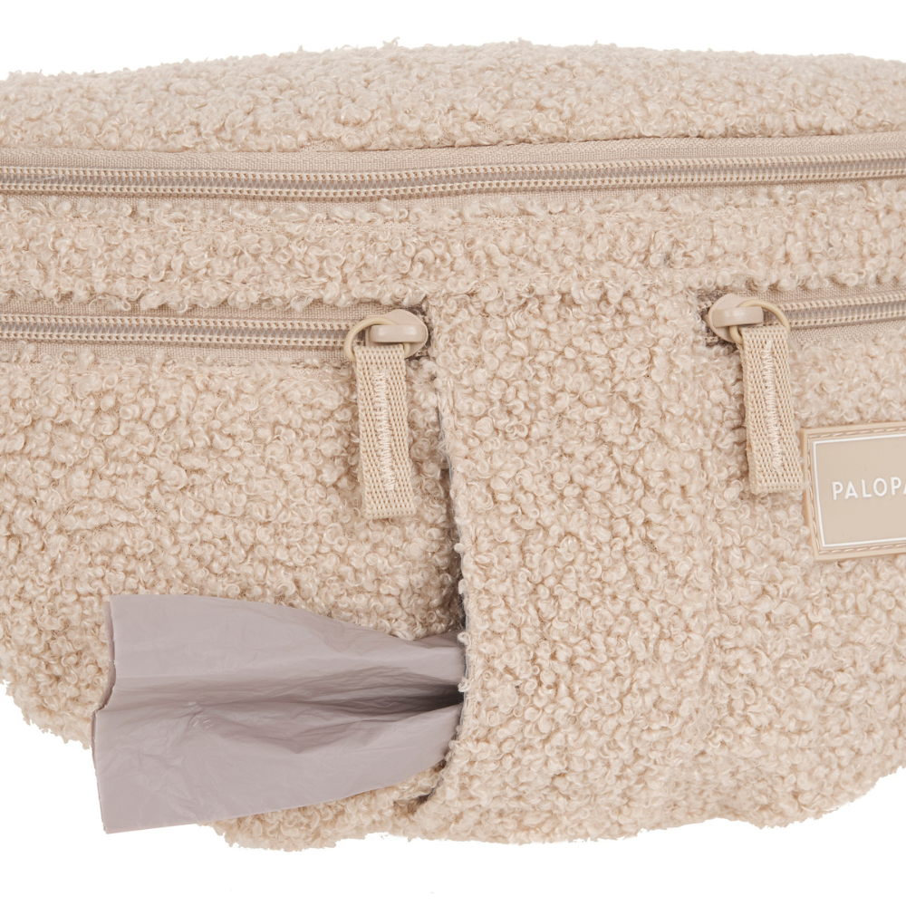 Kotbeutelspender Gassitasche EMMA Teddy-Fleece Beige - PALOPA