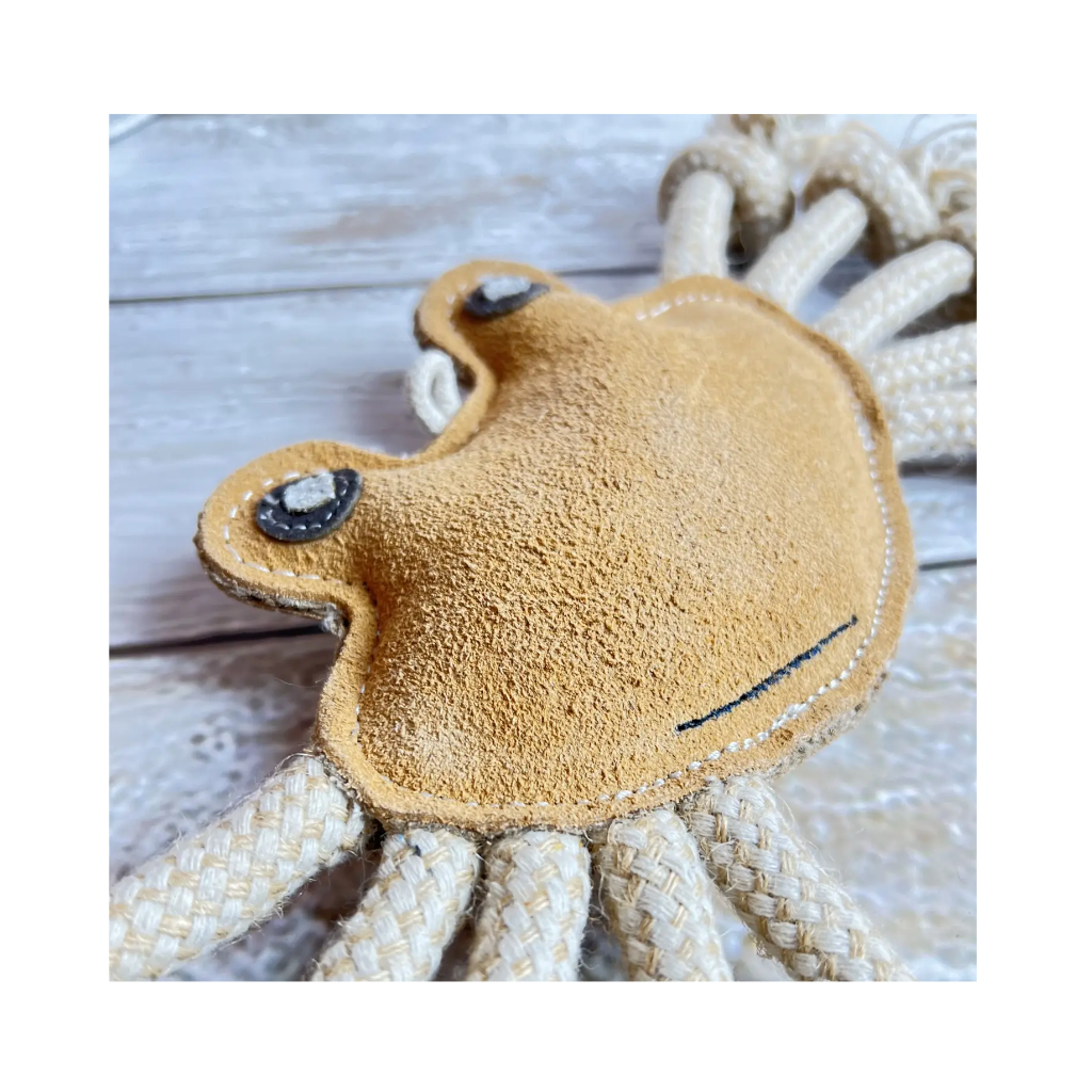 Material Hundespielzeug KRABBE aus Wildleder - Funny Zoo