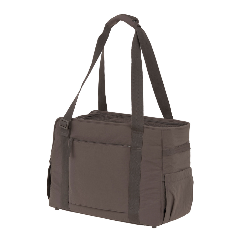 Langer Trageriemen Hundetragetasche WEDA Crinkled Chocolate - PALOPA