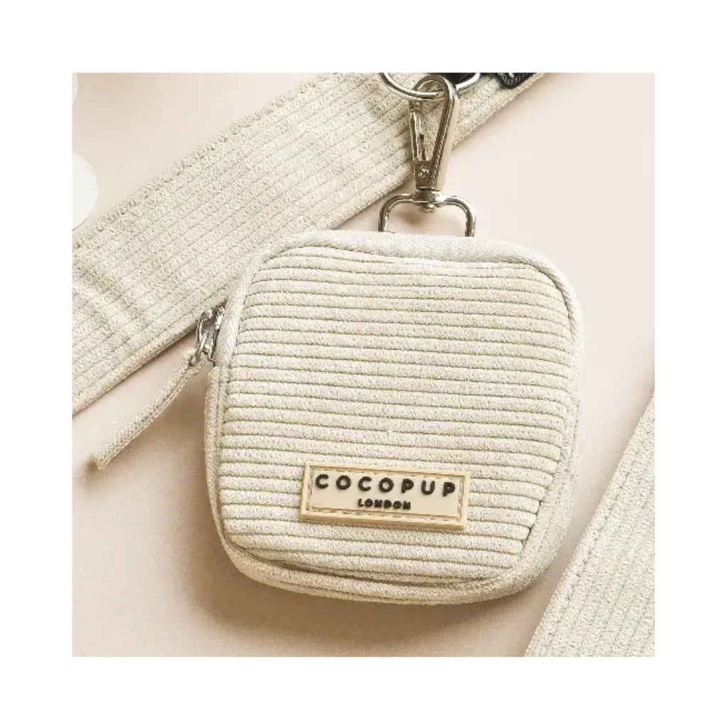 Ersatz-Leckerlibeutel zur Gassitasche Dog Walking Bag Cord Nude - COCOPUP London