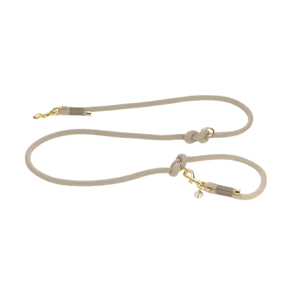 Hundeleine MILA geflochten Natur - Palopa