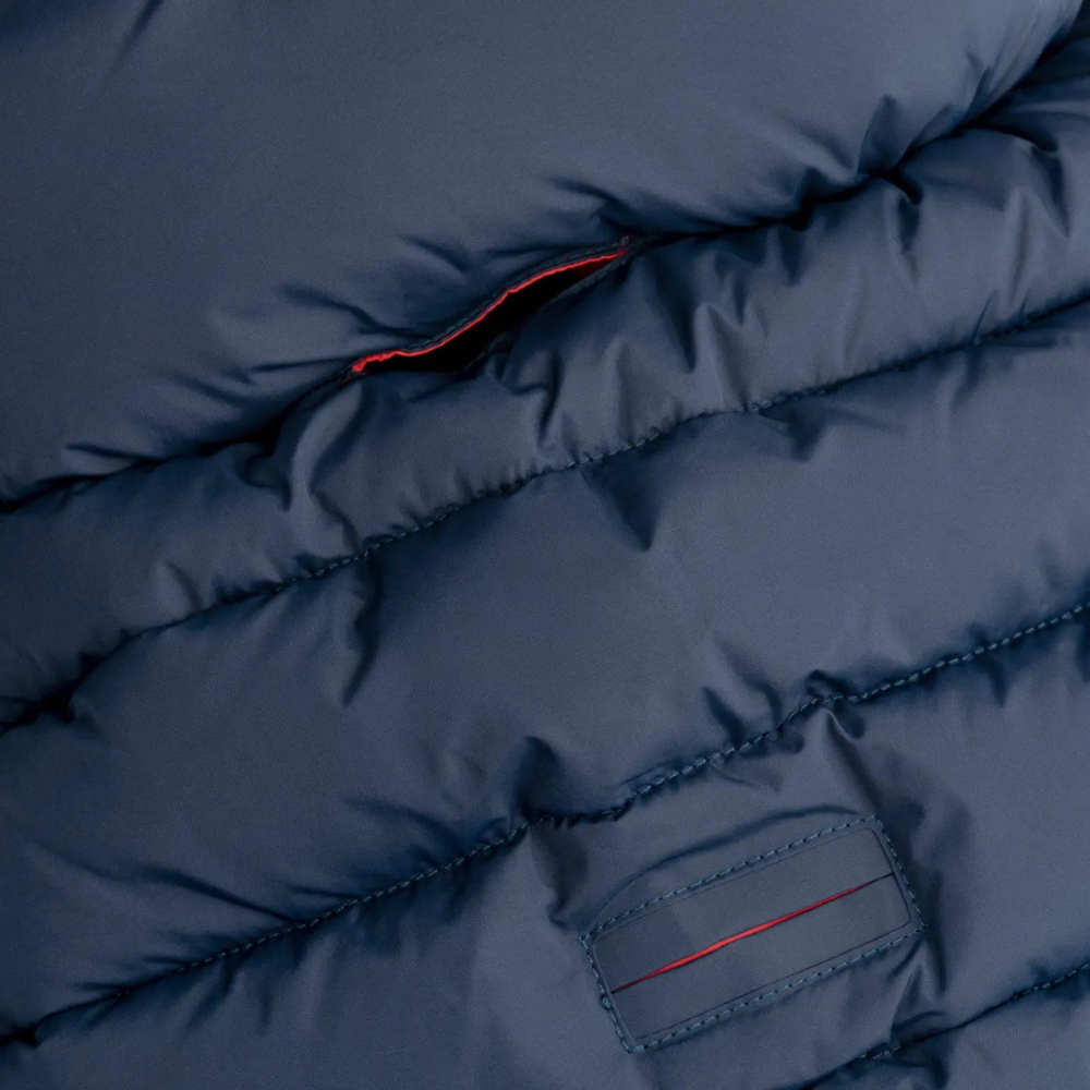 Leinenöffnung Hundewendejacke Marineblau / Beerenrot - Hugo & Hudson