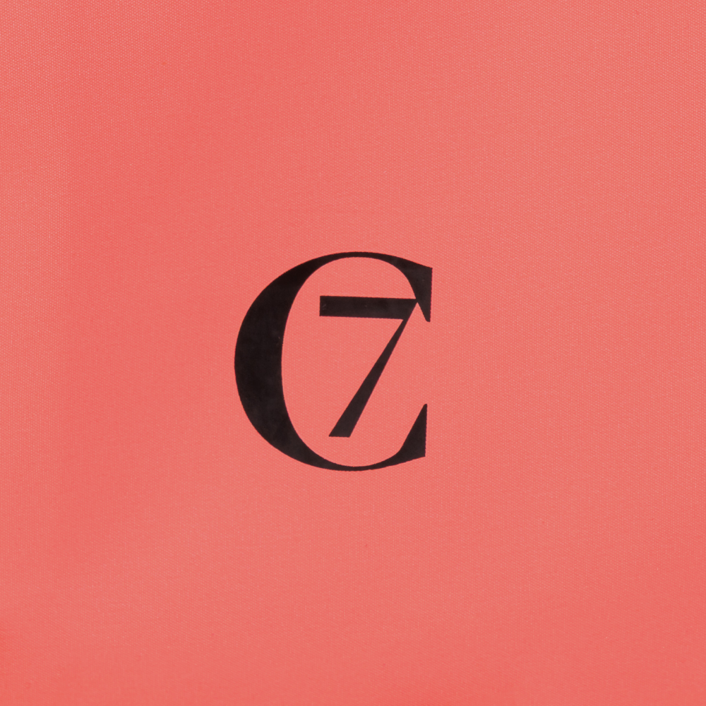 Logo Cloud7 AKTIV Hunderegenmantel Peach-Neon Peach