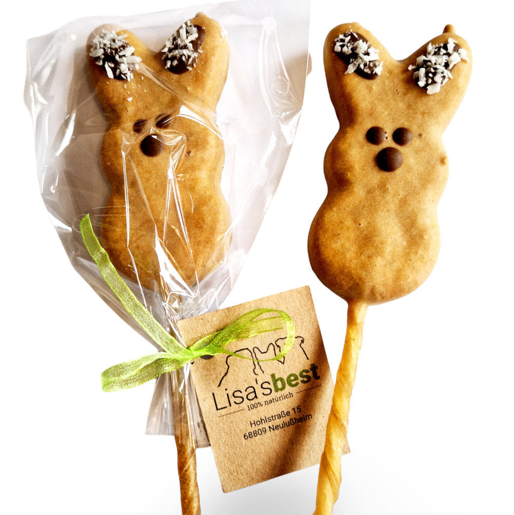 Hunde Lolli Osterhase Leberwurst